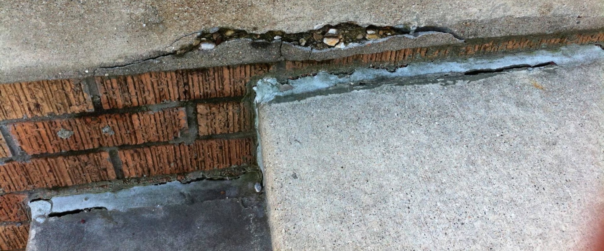 How do you repair a damaged concrete patio?