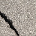 Can cracks in the concrete roadway be repaired?